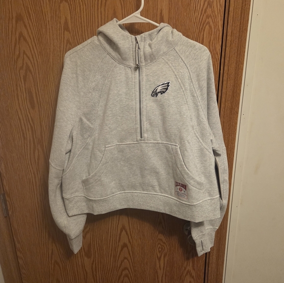 lululemon athletica Tops - Lululemon Philadelphia Eagles Scuba Oversized Half-zip Hoodie M/L Women's NWT